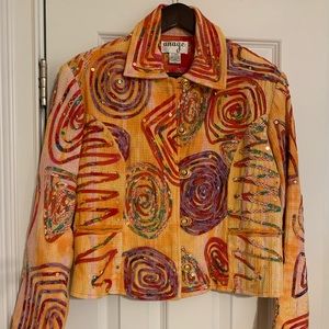 Colorful highly detailed ladies Anage jacket